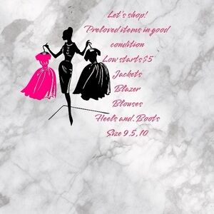 Live show 9/12, 6pm pst, low starts $5 Poshmark